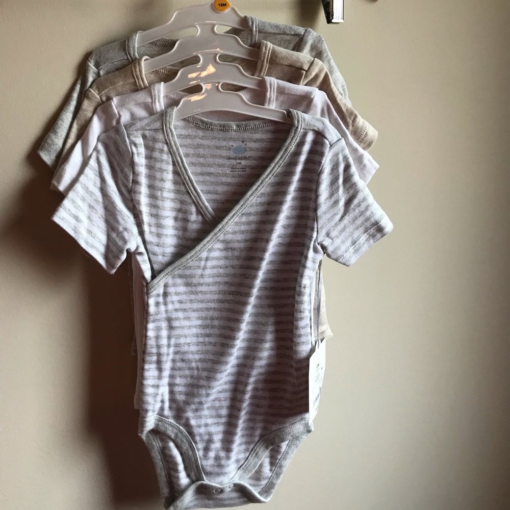 Four babies onesies.